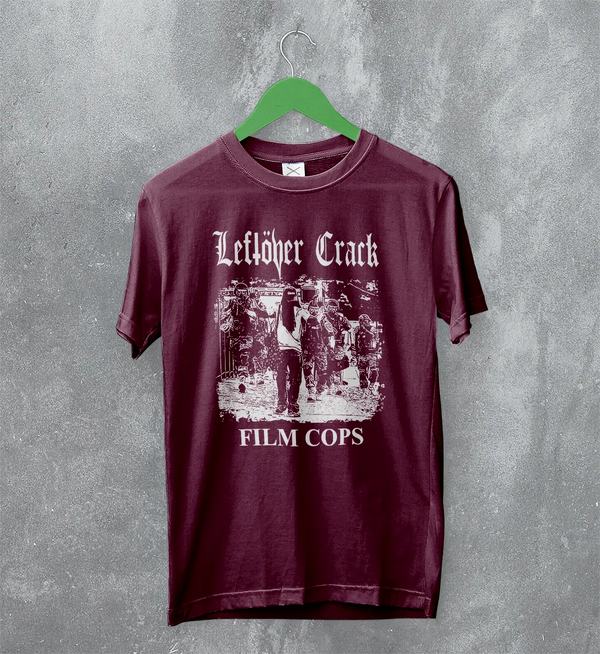 Leftover Crack Film Cops T-Shirt Punk Band Shirt Leftover Crack Music Merch