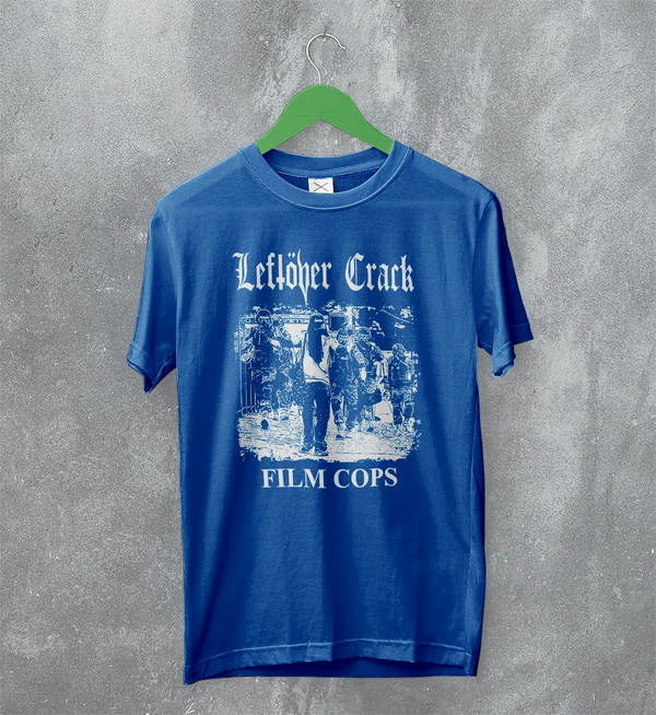 Leftover Crack Film Cops T-Shirt Punk Band Shirt Leftover Crack Music Merch