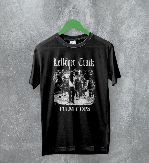 Leftover Crack Film Cops T-Shirt Punk Band Shirt Leftover Crack Music Merch