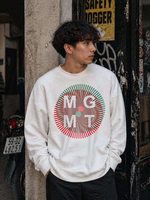 MGMT Vintage 90'S Tour Sweatshirt MGMT Shirt Music Shirt