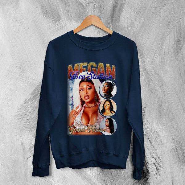 Megan Thee Stallion Sweatshirt Good News Sweater Megan Shirt Rapper