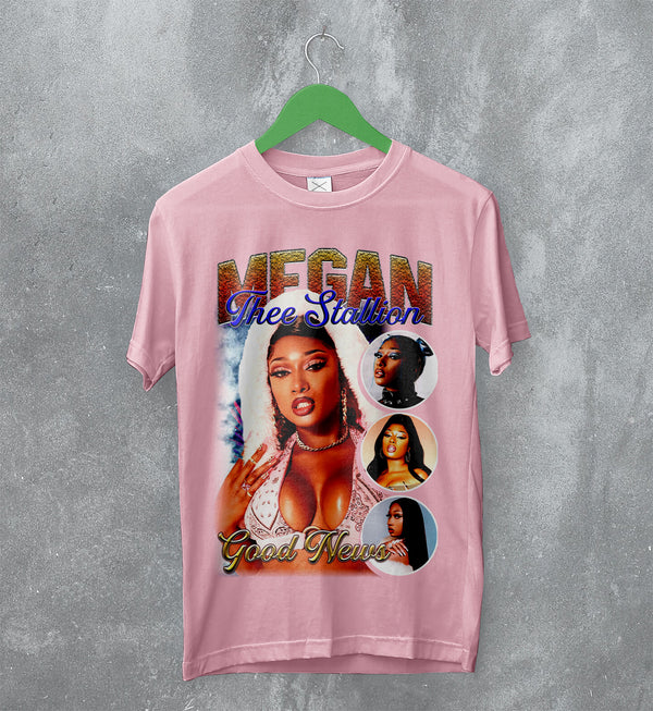 Megan Thee Stallion T-Shirt Good News Tee Megan Shirt Rapper Music