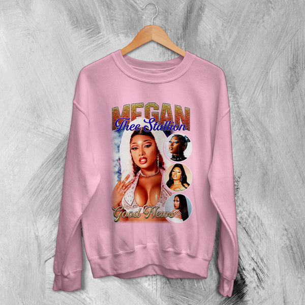 Megan Thee Stallion Sweatshirt Good News Sweater Megan Shirt Rapper