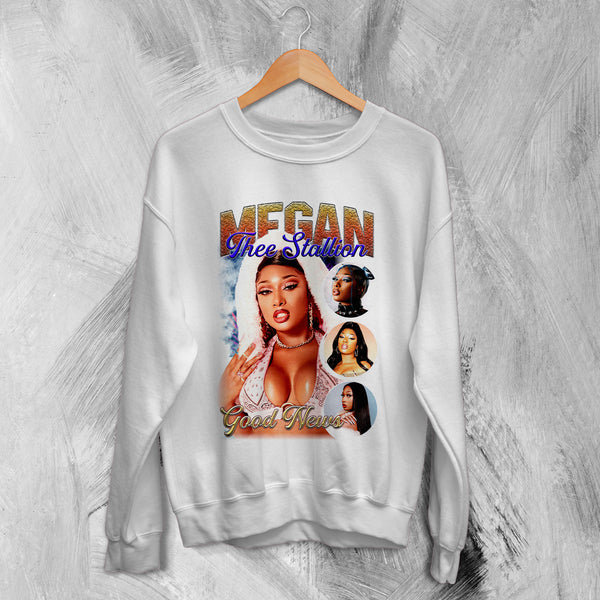 Megan Thee Stallion Sweatshirt Good News Sweater Megan Shirt Rapper