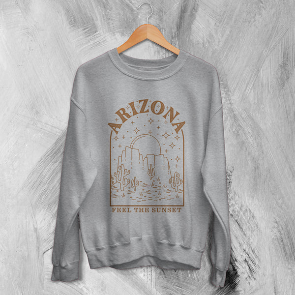 Nature Sweatshirt Arizona Sweater Feel The Sunset Shirt Wildlife Lover