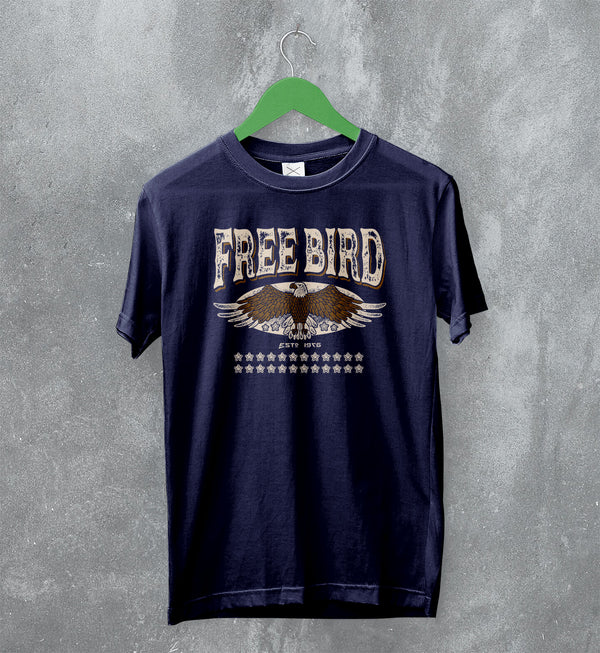 Nature T-Shirt Free Bird Tee Eagle Lover Shirt Retro Wildlife Forest Themed