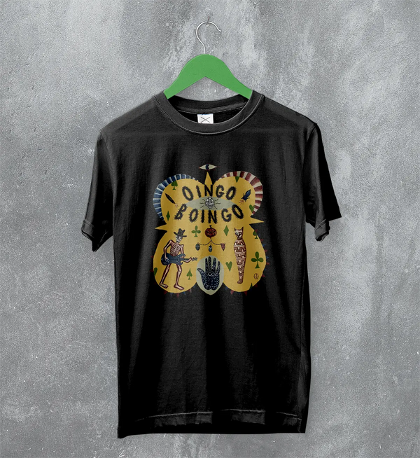 Oingo Boingo Logo T-Shirt Retro Tour Graphic Music Merch Oingo Boingo Shirt