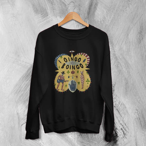 Oingo Boingo Logo Sweatshirt Retro Tour Graphic Music Merch Oingo Boingo Shirt