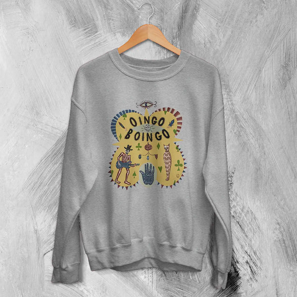 Oingo Boingo Logo Sweatshirt Retro Tour Graphic Music Merch Oingo Boingo Shirt