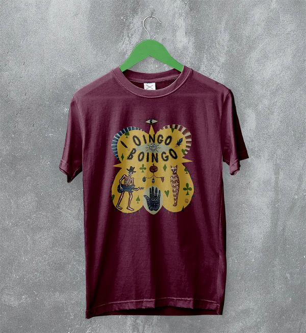 Oingo Boingo Logo T-Shirt Retro Tour Graphic Music Merch Oingo Boingo Shirt