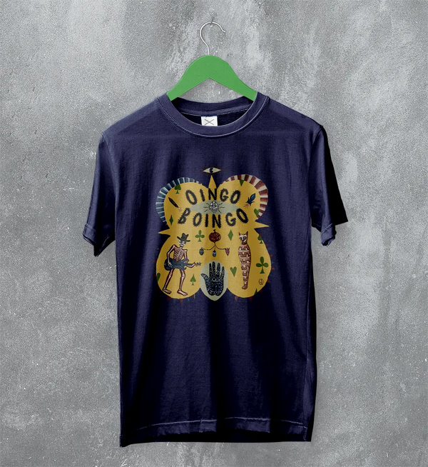 Oingo Boingo Logo T-Shirt Retro Tour Graphic Music Merch Oingo Boingo Shirt
