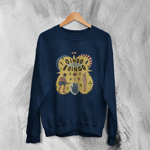 Oingo Boingo Logo Sweatshirt Retro Tour Graphic Music Merch Oingo Boingo Shirt