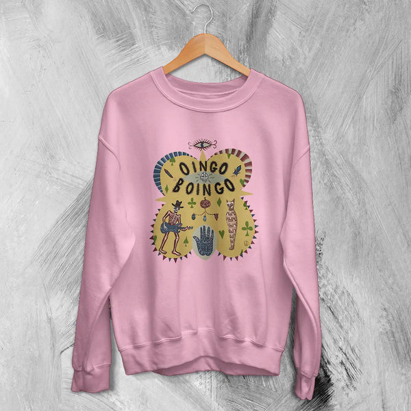 Oingo Boingo Logo Sweatshirt Retro Tour Graphic Music Merch Oingo Boingo Shirt