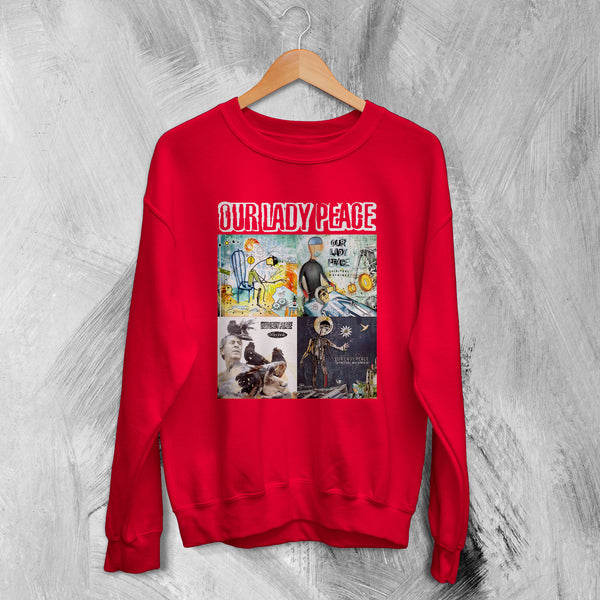 Our Lady Peace Sweatshirt Spiritual Machines Sweater Band Naveed Shirt