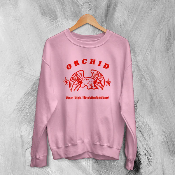 Orchid Band Sweatshirt Screamo Music Orchid Dance Tonight! Revolution Tomorrow! Shirt