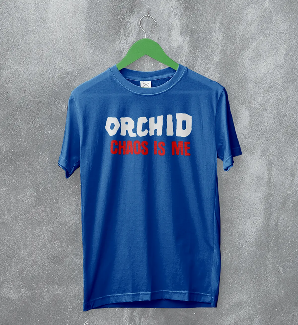 Orchid Chaos Is Me T-Shirt Screamo Orchid Band Shirt Grindcore Music Merch