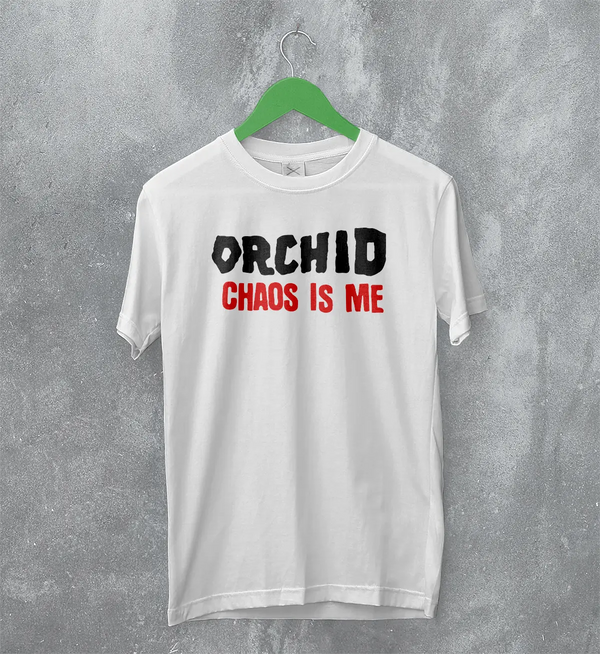 Orchid Chaos Is Me T-Shirt Screamo Orchid Band Shirt Grindcore Music Merch