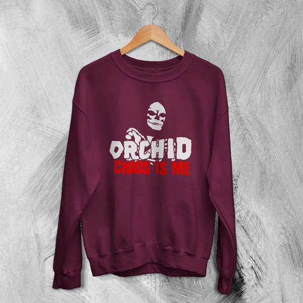 Orchid Chaos Is Me Sweatshirt Emoviolence Orchid Band Shirt Powerviolence Music