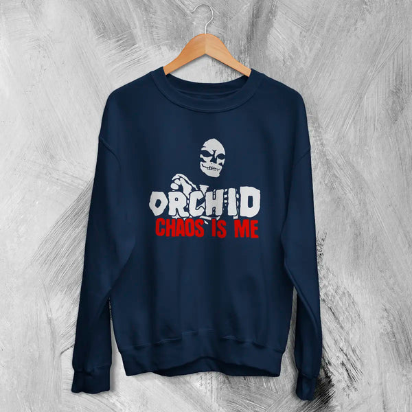 Orchid Chaos Is Me Sweatshirt Emoviolence Orchid Band Shirt Powerviolence Music