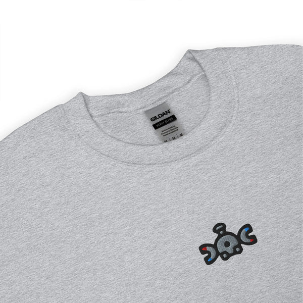 Magnemite Embroidered Pokémon Sweatshirt – Minimalist Gen 1 Style
