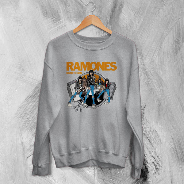 Ramones Sweatshirt Road to Ruin Sweater Band Punk Album Cover Shirt