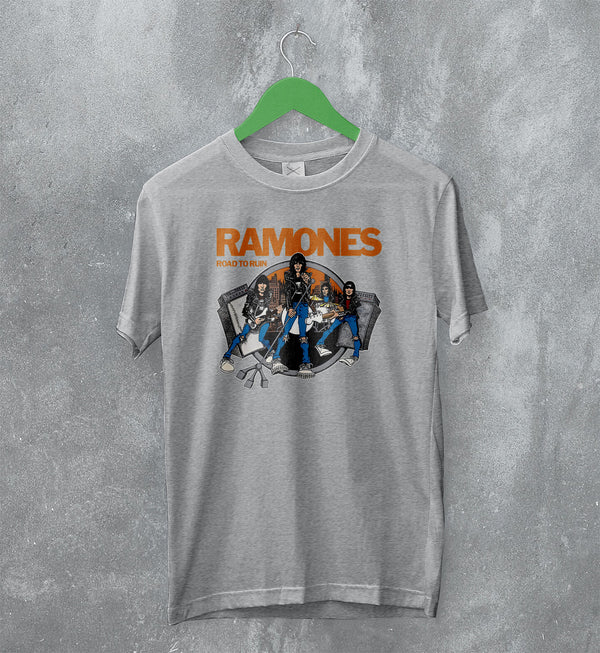 Ramones T-Shirt Road to Ruin Tee Band Punk Album Cover Shirt