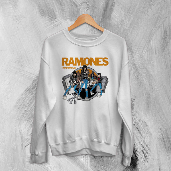 Ramones Sweatshirt Road to Ruin Sweater Band Punk Album Cover Shirt