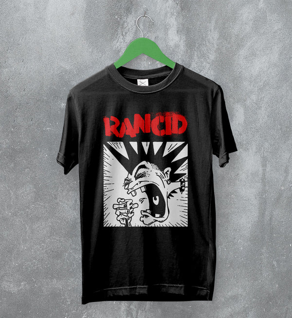 Rancid Logo T-Shirt Punk Rock Tee Rancid Shirt Vintage Punk Band Merch