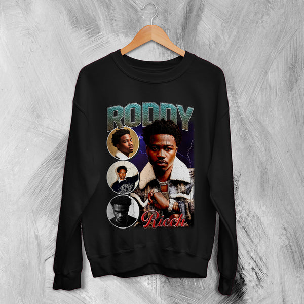 Roddy Ricch Bootleg Sweatshirt Trap Rap Sweater Roddy Ricch Shirt Tour