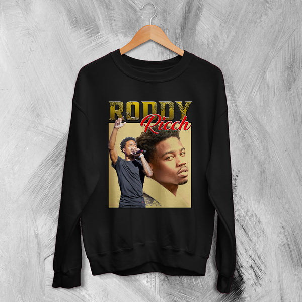 Roddy Ricch Bootleg Sweatshirt Rap Sweater Roddy Ricch Shirt Tour Streetwear