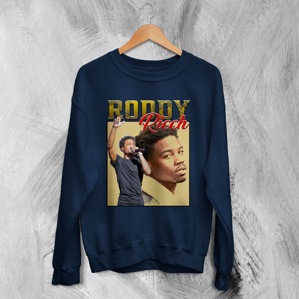 Roddy Ricch Bootleg Sweatshirt Rap Sweater Roddy Ricch Shirt Tour Streetwear