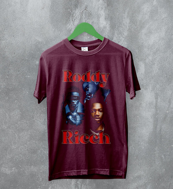 Roddy Ricch T-Shirt Fan Rapper Tee Live Tour Shirt Streetwear Rap Music