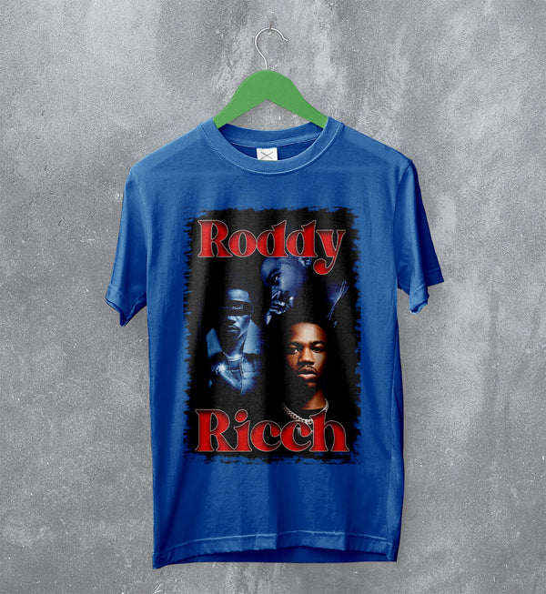Roddy Ricch T-Shirt Fan Rapper Tee Live Tour Shirt Streetwear Rap Music