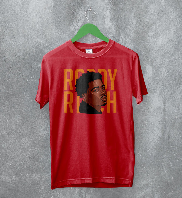Roddy Ricch T-Shirt Hip Hop Tee The Box Shirt Rap Music Streetwear