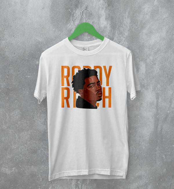 Roddy Ricch T-Shirt Hip Hop Tee The Box Shirt Rap Music Streetwear