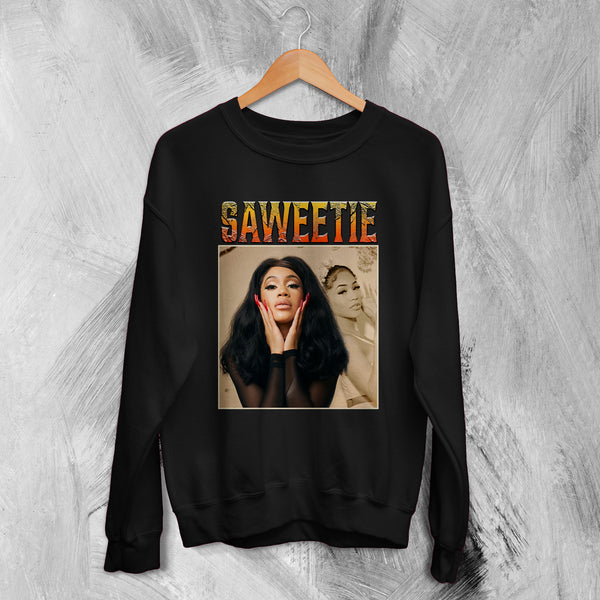 Saweetie Bootleg Sweatshirt Tour Saweetie Shirt Concert Rap Sweater
