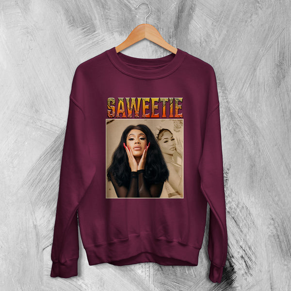 Saweetie Bootleg Sweatshirt Tour Saweetie Shirt Concert Rap Sweater