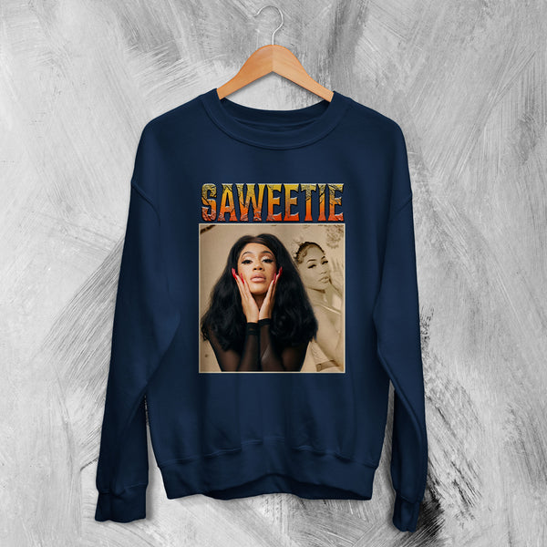 Saweetie Bootleg Sweatshirt Tour Saweetie Shirt Concert Rap Sweater