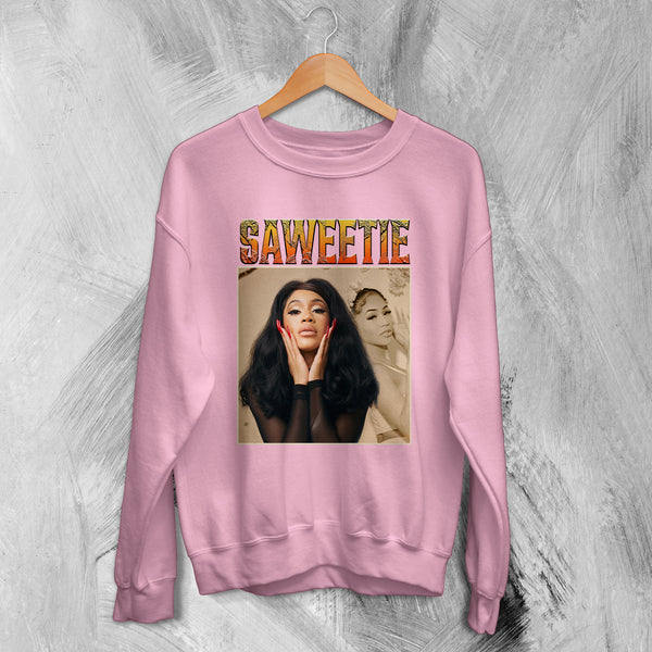 Saweetie Bootleg Sweatshirt Tour Saweetie Shirt Concert Rap Sweater