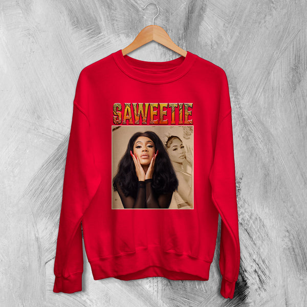 Saweetie Bootleg Sweatshirt Tour Saweetie Shirt Concert Rap Sweater