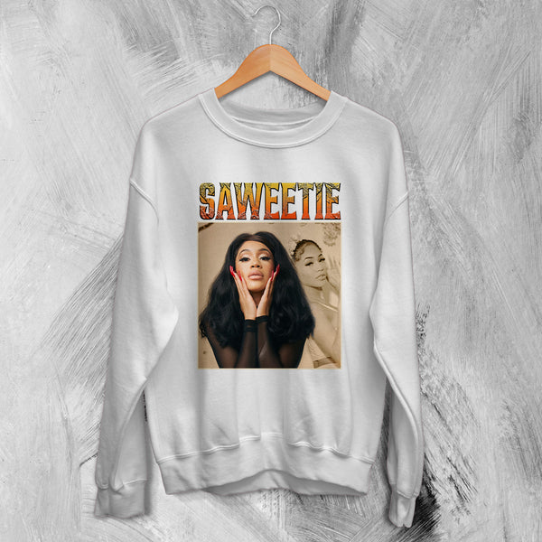 Saweetie Bootleg Sweatshirt Tour Saweetie Shirt Concert Rap Sweater