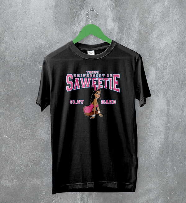 Saweetie T-Shirt Icy University Tee Icy Girl Shirt Rap Music Merch