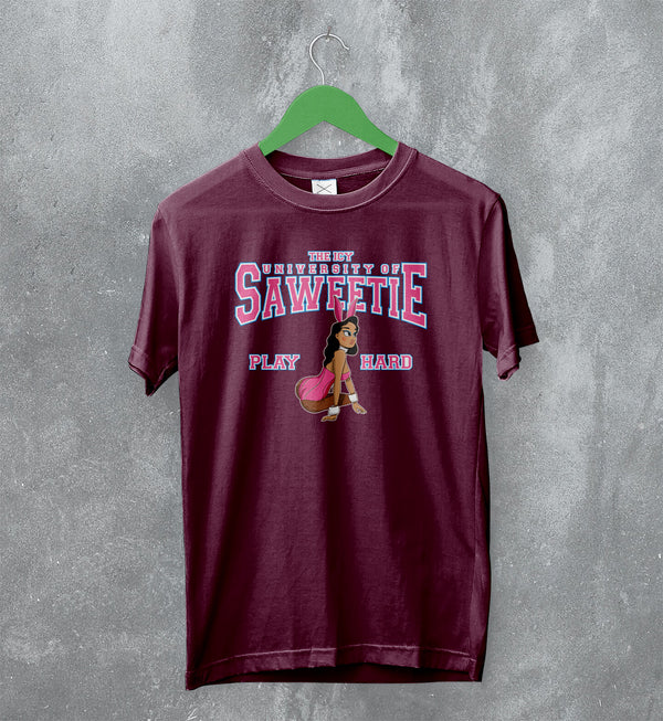 Saweetie T-Shirt Icy University Tee Icy Girl Shirt Rap Music Merch