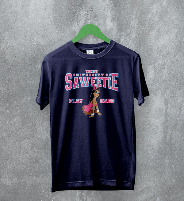 Saweetie T-Shirt Icy University Tee Icy Girl Shirt Rap Music Merch