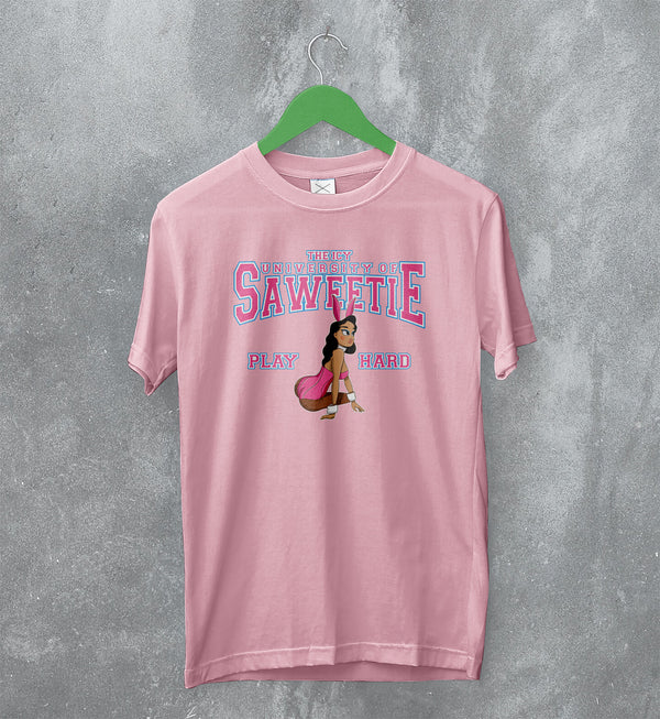 Saweetie T-Shirt Icy University Tee Icy Girl Shirt Rap Music Merch
