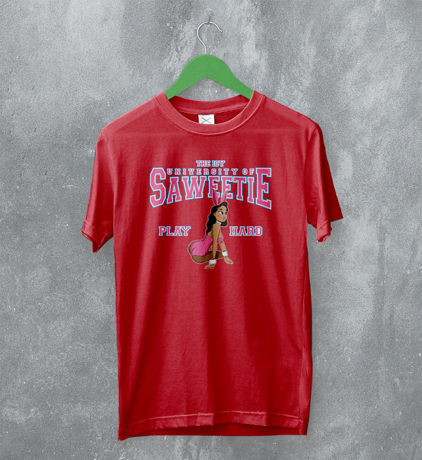 Saweetie T-Shirt Icy University Tee Icy Girl Shirt Rap Music Merch