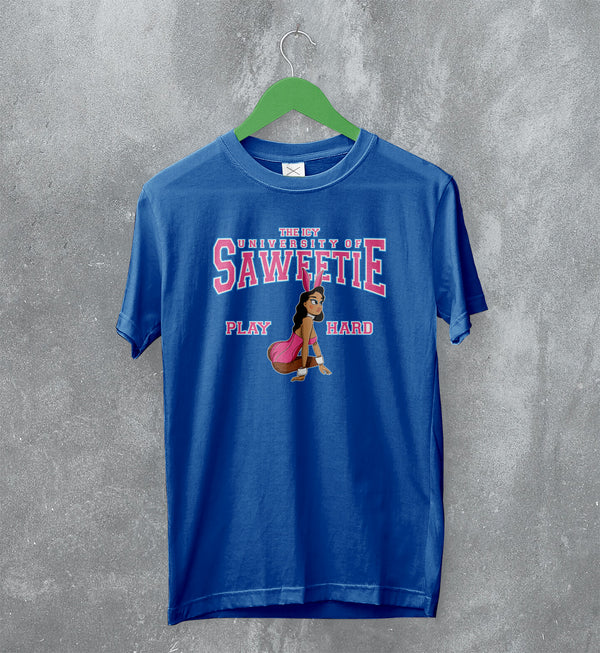 Saweetie T-Shirt Icy University Tee Icy Girl Shirt Rap Music Merch