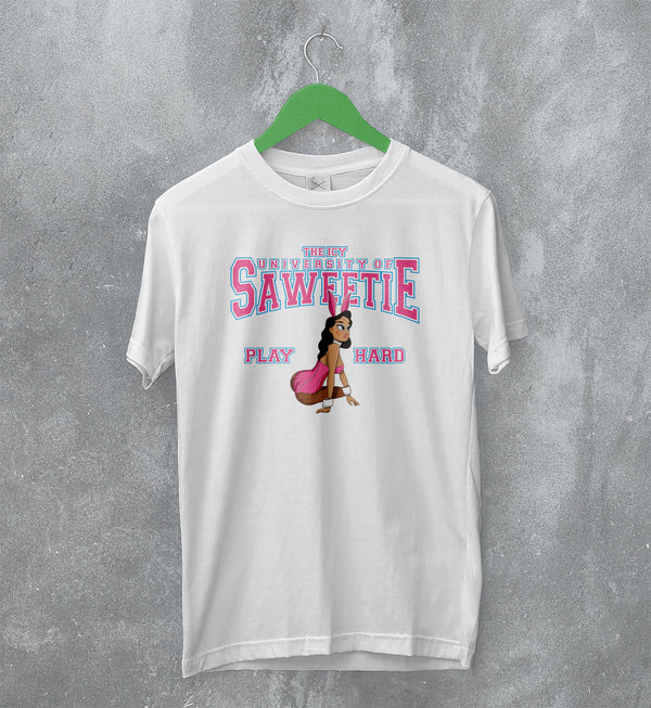 Saweetie T-Shirt Icy University Tee Icy Girl Shirt Rap Music Merch