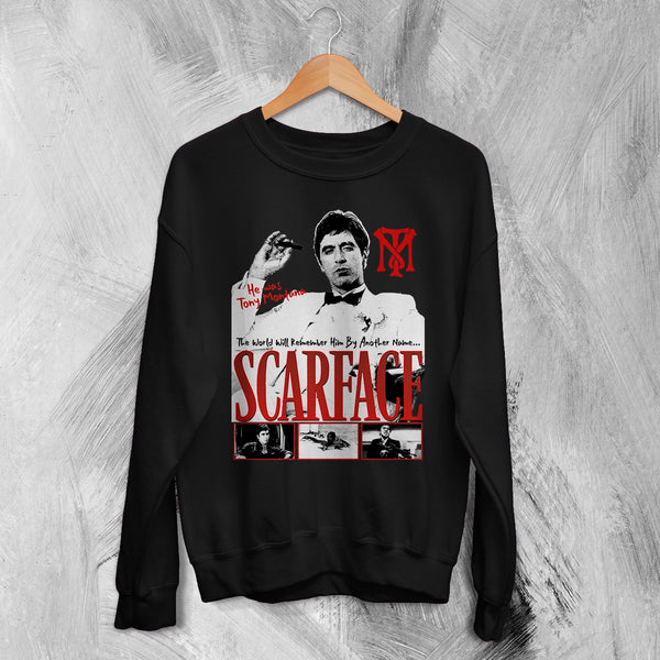 Tony Montana Sweatshirt Scarface Movie Shirt Tony Montana Scarface Crewneck