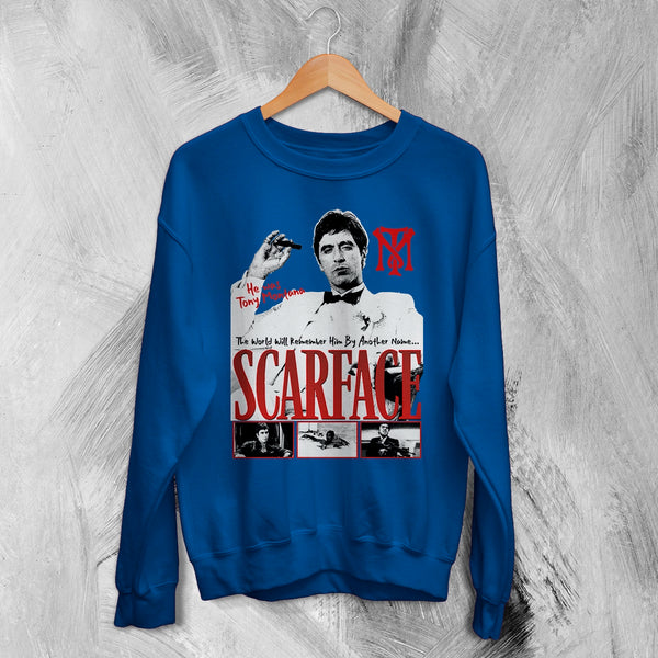 Tony Montana Sweatshirt Scarface Movie Shirt Tony Montana Scarface Crewneck